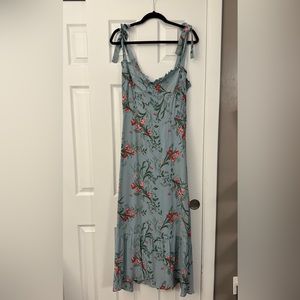 Reformation Nadira tie-strap midi dress [size 12]